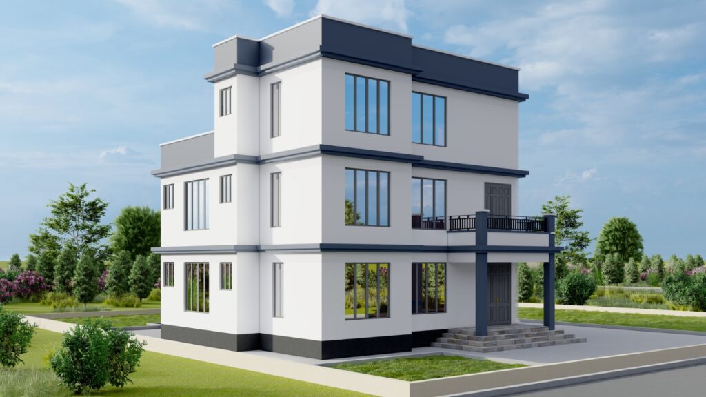 7 Bedroom Mansion Design – Full Architectural & Structural Drawings