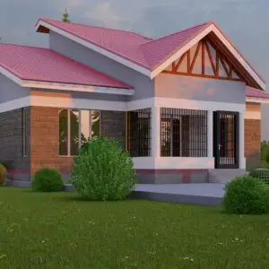 4 Bedroom Bungalow House Design – Architectural Drawings
