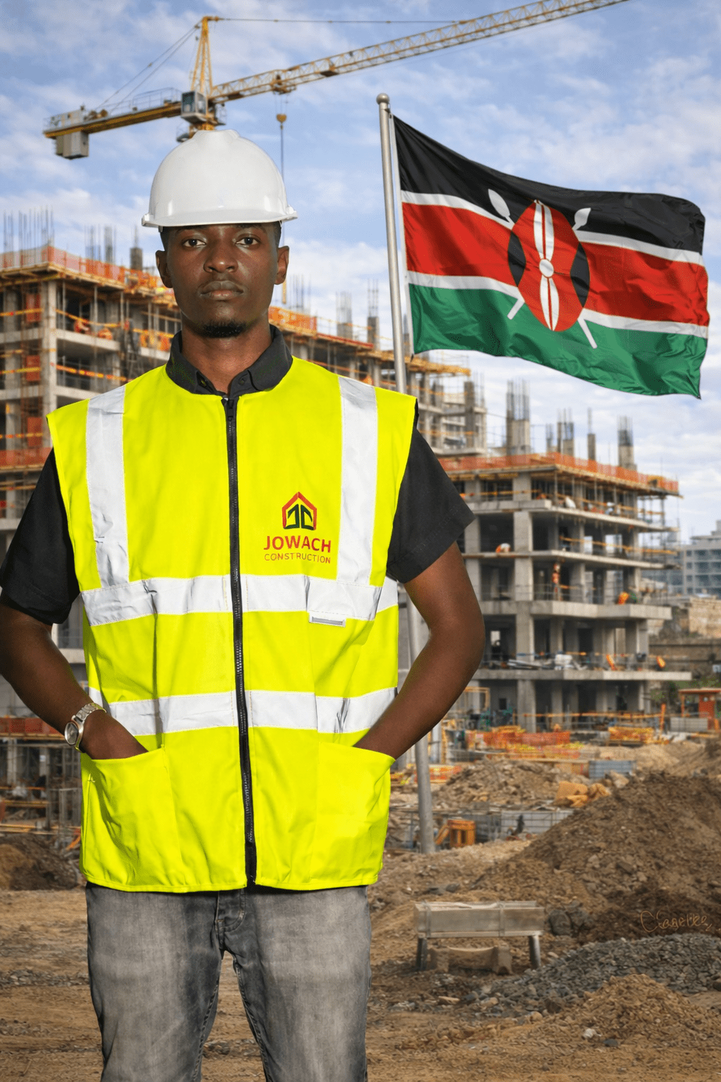 build a house in Kenya while abroad