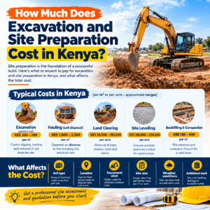 excavation and site preparation cost Kenya