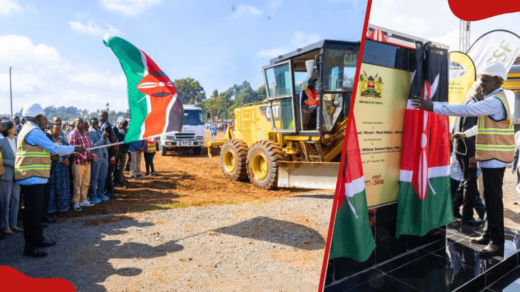 Grand opening of the Riloni-Mau Summit highway construction. Photo: William Ruto
