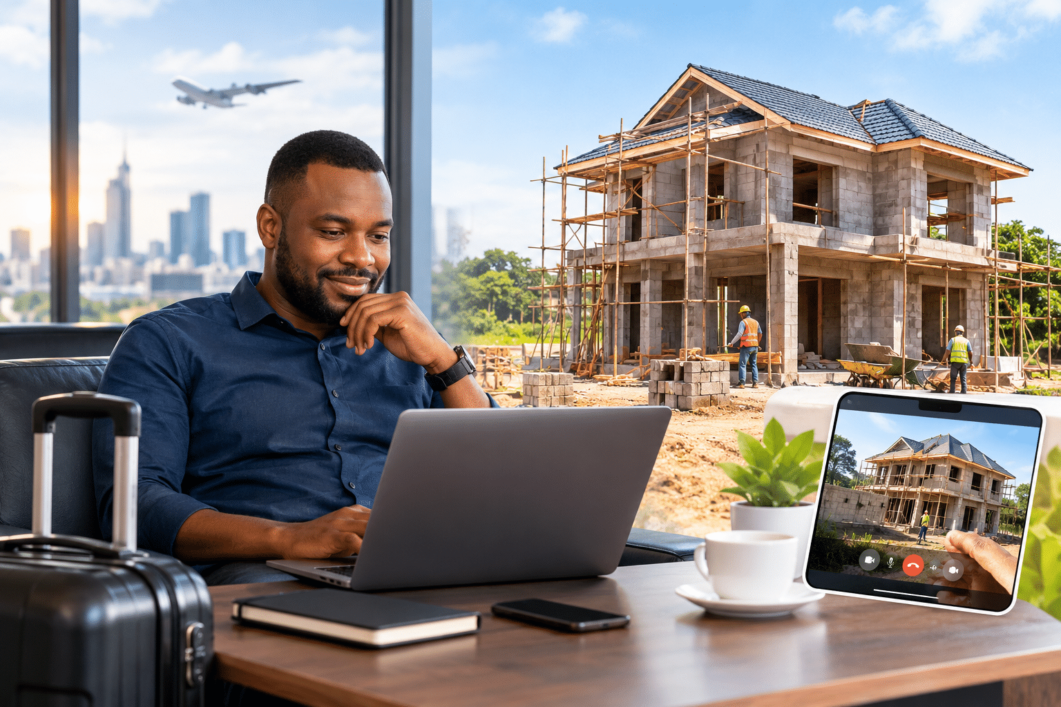 building a house in Kenya